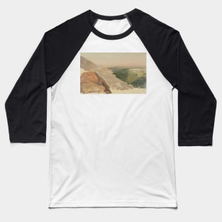 View of a Plain with Damascus, Syria, from the Mountains by Frederic Edwin Church Baseball T-Shirt